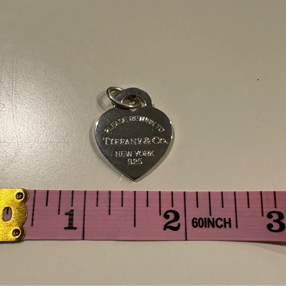 Tiffany & Co. Return to Tiffany Heart Tag Pendant Blue Enamel - Picture 12 of 12